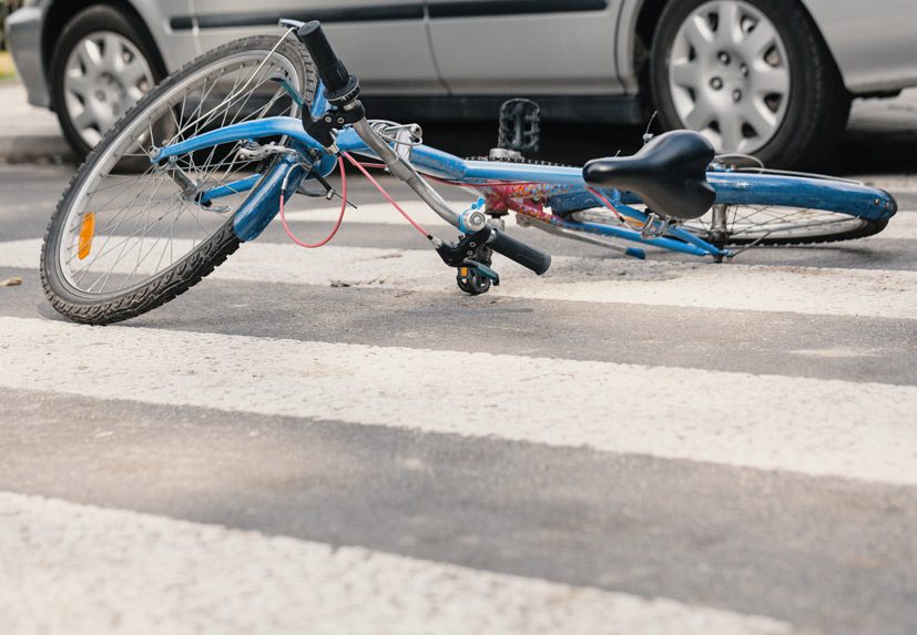 Bicycle-accident-with-a-car