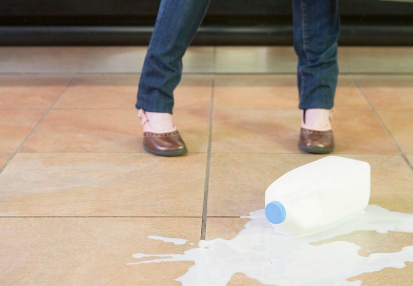Spilled-milk-posing-risk-of-retail-accident