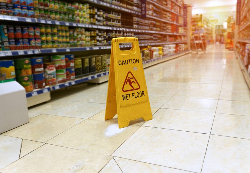 Wet-floor-sign-to-prevent-retail-accident